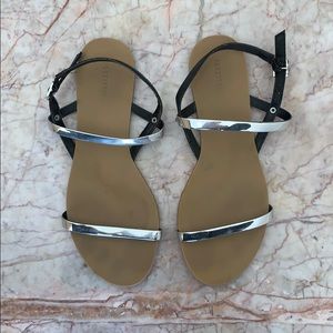 Mirrored sandals
